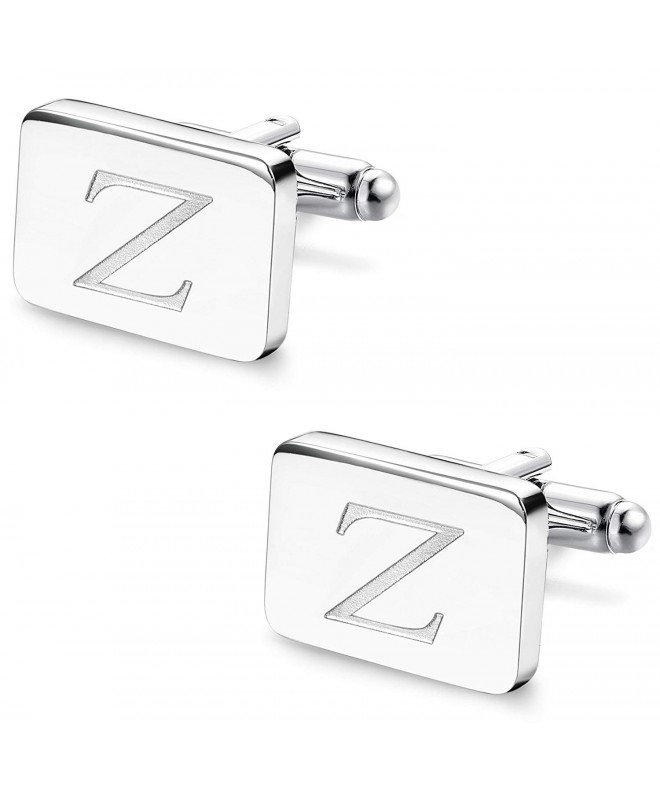 Udalyn Stainless Cufflinks Personalized Silver tone