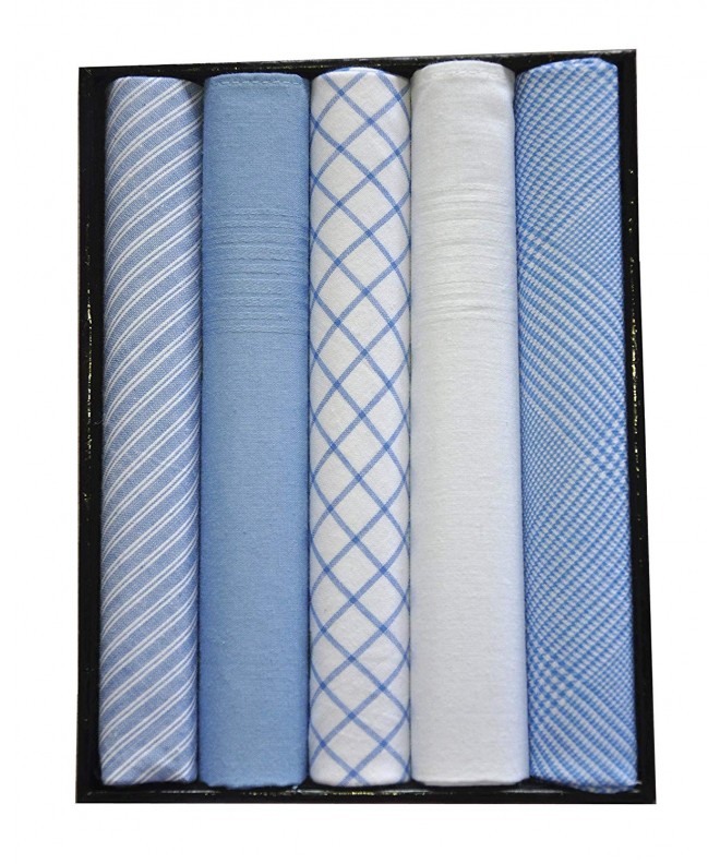 Pack Lxury Handkerchief Gift Blue1