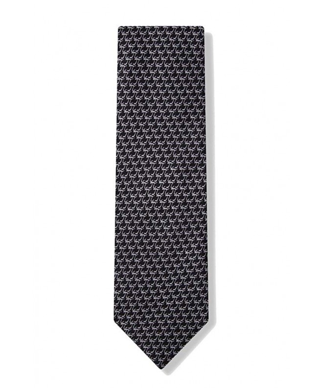 Black Microfiber Symbol Mathematics Necktie
