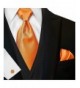 GASSANI Orange Shiny Satin Cufflinks