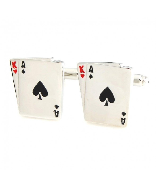 Smart Man Spades Poker Cufflinks