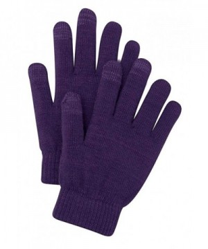 Dri Wick Womens Touchscreen Gloves Purple