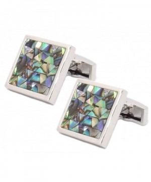 Cufflinks Direct Coloured Abalone Mosaic