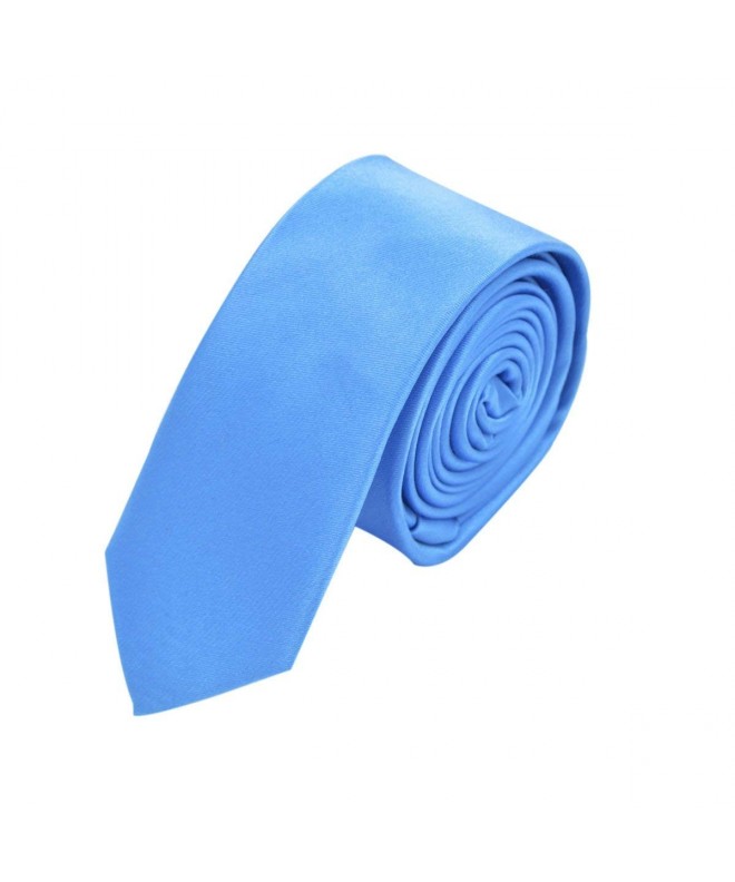 Premium Solid Color Skinny Necktie