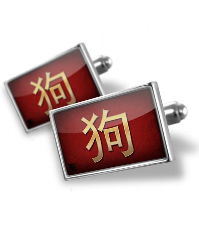 NEONBLOND Cufflinks Chinese characters letter