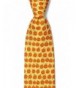 Yellow Silk Pumpkin Patch Necktie