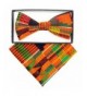 Kente Print Bow Tie Handkerchief
