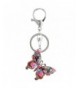 Luckeyui Multicolor Butterfly Keychains Colorful