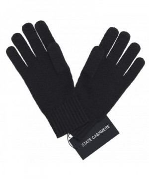 State Cashmere Gloves Cable Design