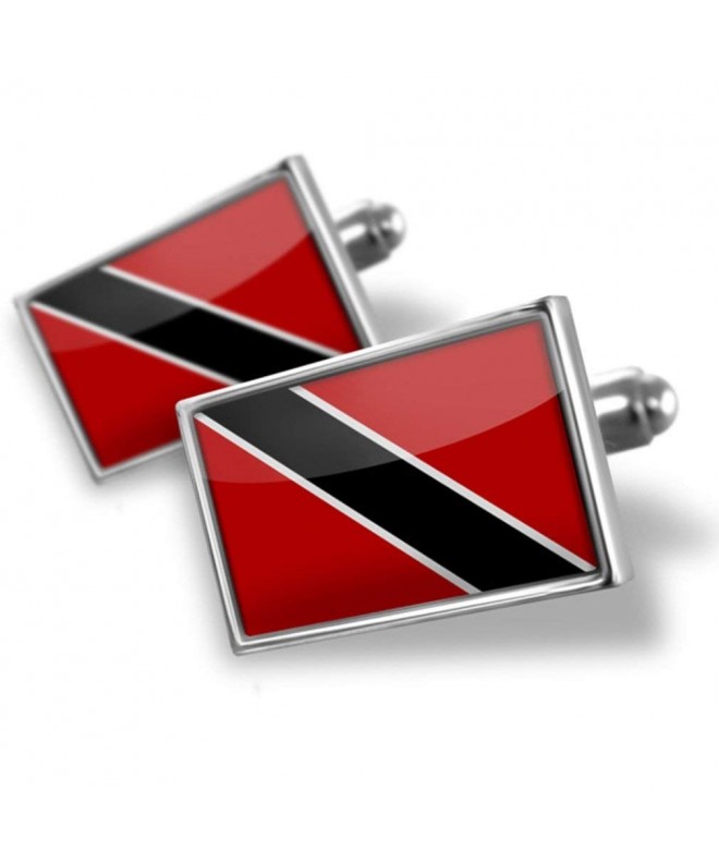 NEONBLOND Cufflinks Trinidad Tobago Flag