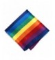 TieMart Rainbow Striped Pocket Square