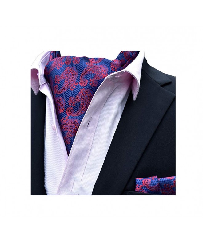 MOHSLEE Mens Striped Formal Suit Tie Handky Wedding Necktie & Pocket Square Set