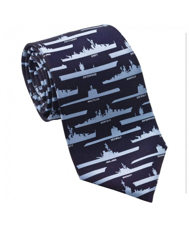 Josh Bach Military Submarines Necktie