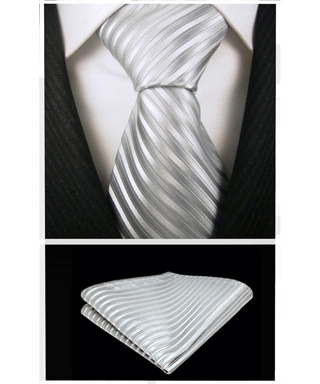 Neckties Scott Allan Silver Stripe