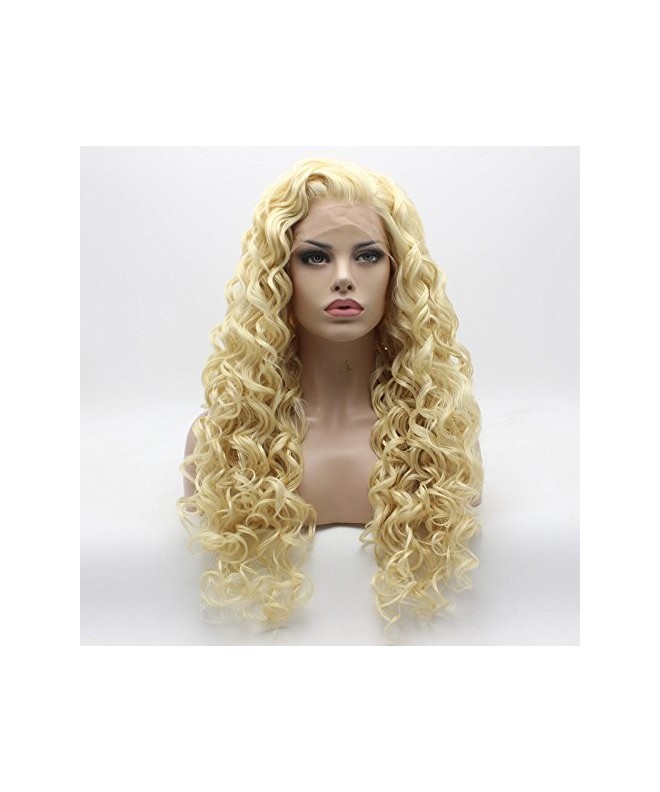 Front Synthetic Blonde Density Resistant