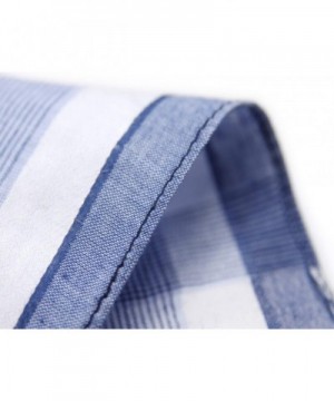 Men's Handkerchiefs-Classic design-100% Cotton Hankies-Pack of 6 (style ...