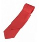 Solid Necktie Pocket Square Scarlet