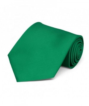 TieMart Kelly Green Solid Necktie