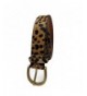 Leopard leather fashion Haircalf Waistband