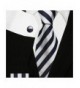 Bestow White Dark Navy Necktie