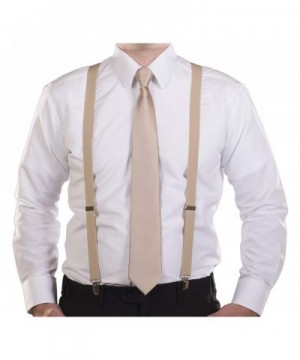 Mens Suspender Classic Collection Champagne
