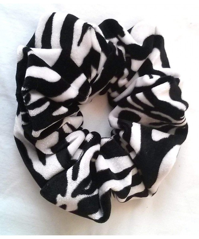 Zebra Velvet Hair Scrunchies Regular Made
