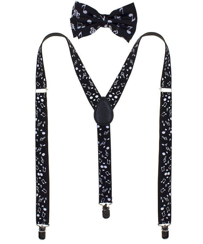 Classic Unisex Bow Tie and Suspender Set - C211V0YJH01