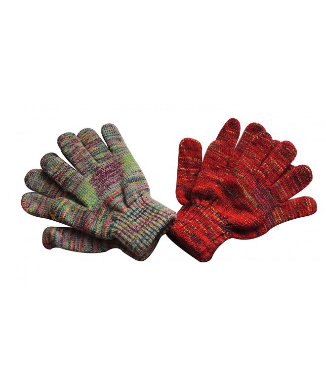Winter Gloves Colored Vibrant Multicolored
