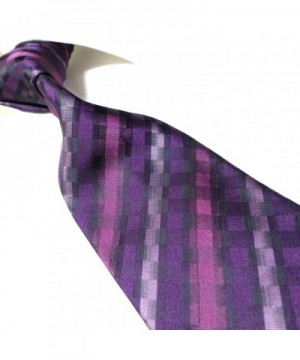 Extra Long Geometric Woven Necktie