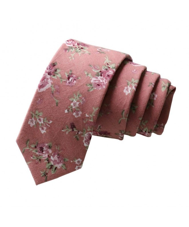 Floral Cotton Printed Flower Neckties