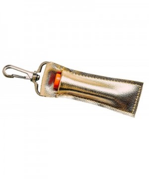 Chapstick Chain Leather Holder Keychain