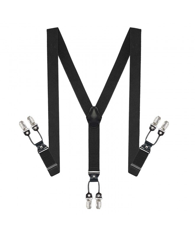 Suspenders for Men Adjustable Double Clip Y Shape Suspenders for Tuxedo ...