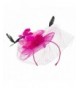 Colored Feather Fascinator Circle Shaped