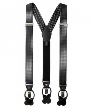 Jacob Alexander Suspenders Convertible Leather