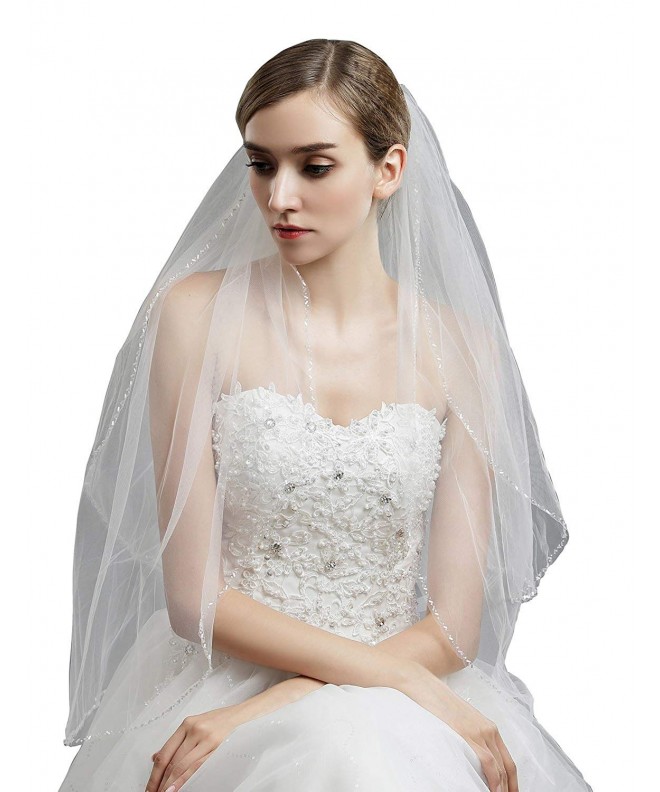 Sequin Crystals Beaded Wedding Bridal