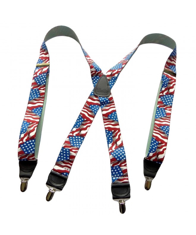 Pattern Designer suspenders patented Silver tone