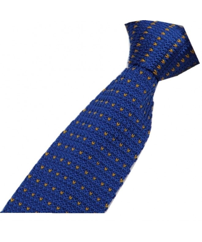 D berite Pattern Knitted Necktie Narrow