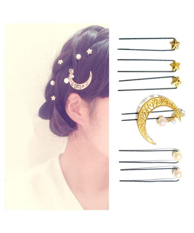 QTMY Metal Pearl Hairpin Accessories