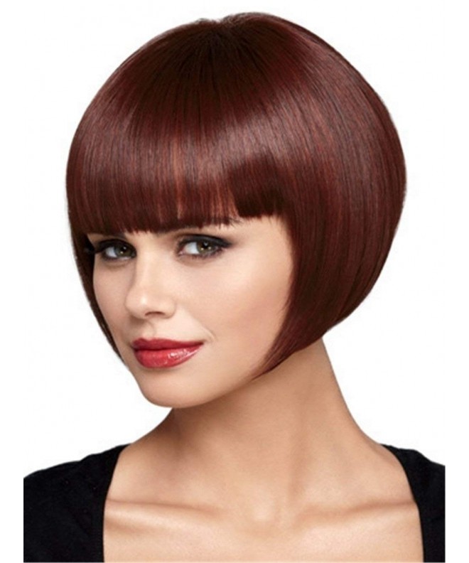 Finders Straight Synthetic Resistant Auburn