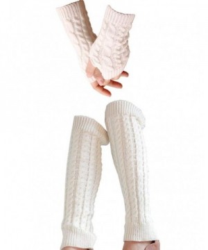 Lujuny Knit Gloves Leg Warmers