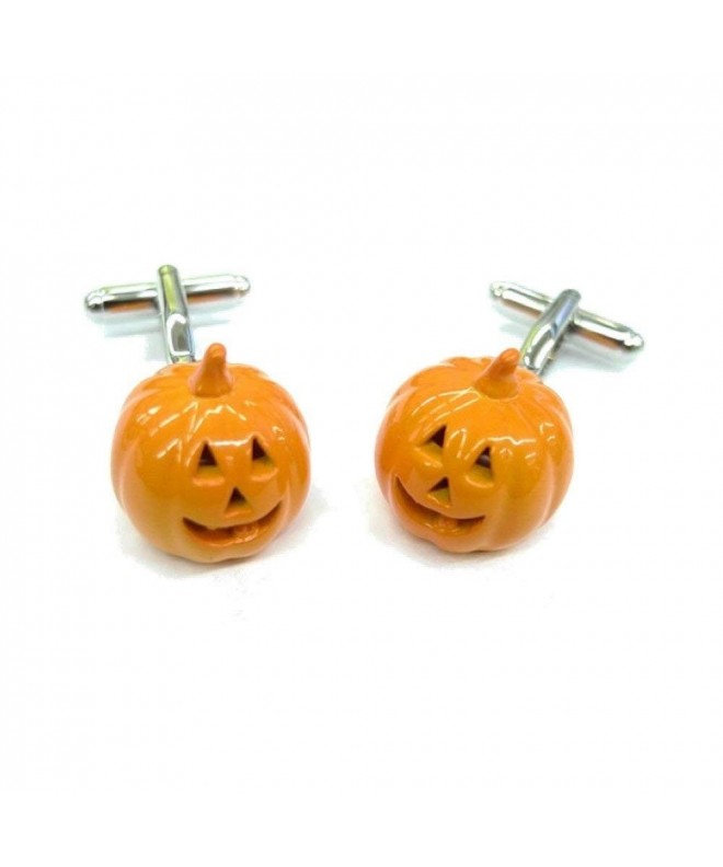 Executive Cufflinks Halloween Olantern Pumpkin