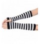 Sunward Stripe Fingerless Gloves Mitten