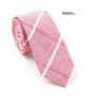 Bunyadi Skinny Casual Necktie Pink white