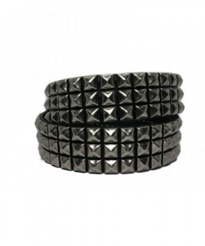 Antique Pyramid Studded Genuine Leather