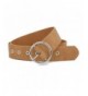 Womens Fashion Leather Silver Buckle