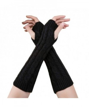 Thumbhole Warmers ChainSee Knitted Fingerless