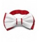 TieMart White Red Dual Color
