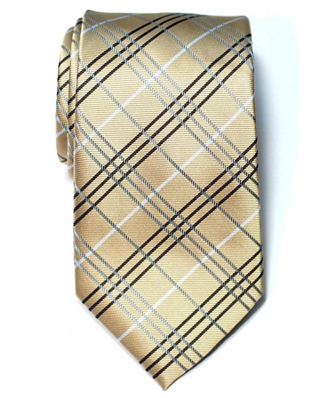 Retreez Tartan Styles Microfiber Necktie