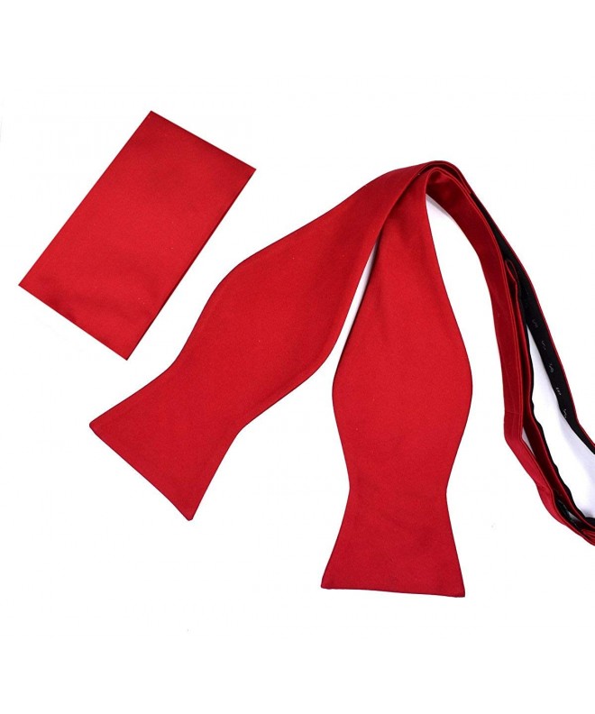 Self Bow Tie Set Solid Red GGG