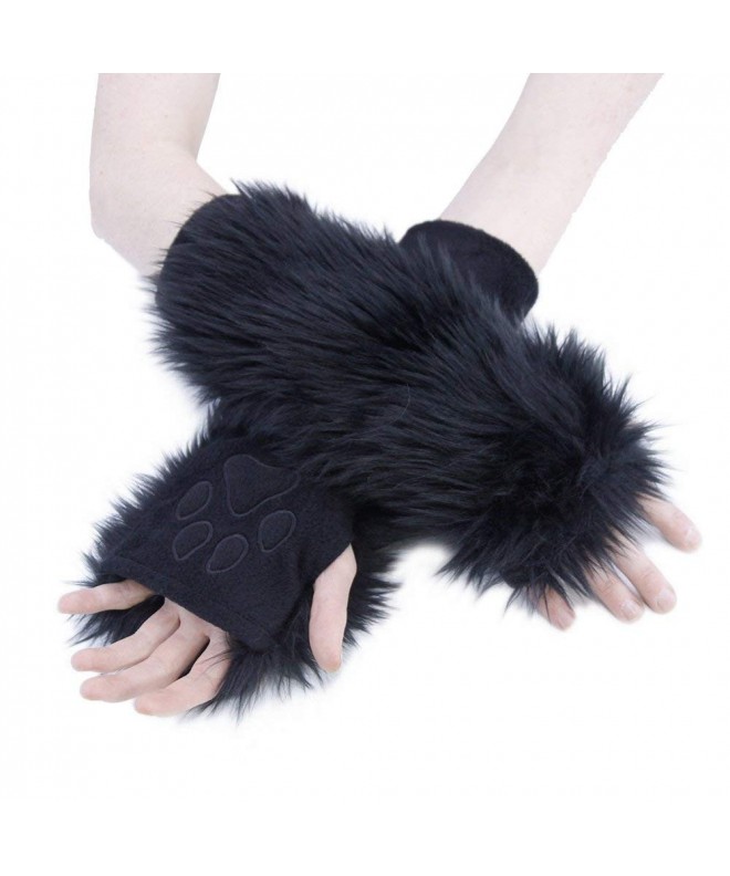 Pawstar Furry Warmers Fingerless Gloves